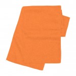 Sjaal van polyesterfleece kleur oranje eerste weergave