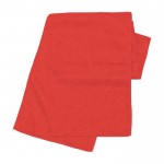 Sjaal van polyesterfleece kleur rood eerste weergave