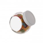 Klein potje gevuld met een assortiment Jelly Beans 200ml kleur wit tweede weergave