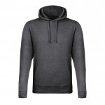 Unisex sweater van katoen en polyester 175 g/m2 MKT Landon kleur zwart  negende weergave