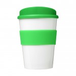 Koffiemok 360º bedrukt met siliconen kleur groen vooraanzicht