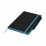 Promotie notitieboekje met kleur details kleur lichtblauw