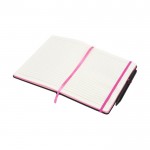 Promotie notitieboekje met kleur details kleur lichtroze tweede weergave