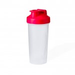Transparante shaker met gekleurde schroefdop en filter 800ml kleur rood  negende weergave