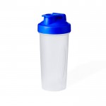 Transparante shaker met gekleurde schroefdop en filter 800ml kleur blauw  negende weergave