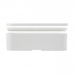 Exclusieve enkellaagse lunchbox kleur wit vierde weergave