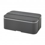 Exclusieve enkellaagse lunchbox kleur grijs