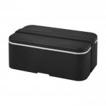 Exclusieve enkellaagse lunchbox kleur zwart