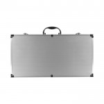 Aluminium koffer met 18 roestvrijstalen BBQ-accessoires kleur zilver eerste weergave