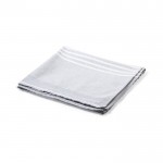 Handdoek van gerecycled katoen en polyester kleur grijs derde weergave