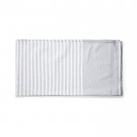 Handdoek van gerecycled katoen en polyester kleur grijs