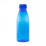 Fles van tritan met schroefdop kleur blauw eerste weergave
