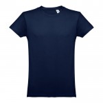Bedrukte T-shirts van 100% katoen in de kleur blauw