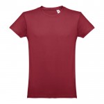 Bedrukte T-shirts van 100% katoen in de kleur bordeaux