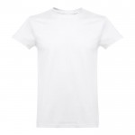 Katoenen T-shirts met logo, 190 g/m2 in de kleur wit