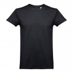 Katoenen T-shirts met logo, 190 g/m2 in de kleur zwart