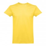 Katoenen T-shirts met logo, 190 g/m2 in de kleur geel