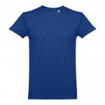 Katoenen T-shirts met logo, 190 g/m2 in de kleur koningsblauw