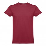 Katoenen T-shirts met logo, 190 g/m2 in de kleur bordeaux
