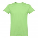 Katoenen T-shirts met logo, 190 g/m2 in de kleur lichtgroen