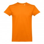 Katoenen T-shirts met logo, 190 g/m2 in de kleur oranje