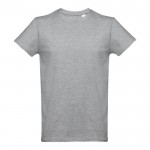 Katoenen T-shirts met logo, 190 g/m2 in de kleur grijs