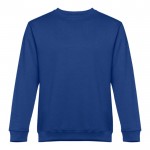 Bedrukte sweater met ronde hals, 300 g/m2 in de kleur koningsblauw