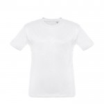 Reclame T-shirt met opdruk voor kinderen in de kleur wit