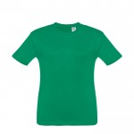 Reclame T-shirt met opdruk voor kinderen in de kleur groen
