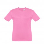 Reclame T-shirt met opdruk voor kinderen in de kleur lichtroze