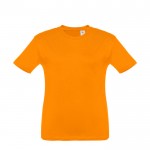 Reclame T-shirt met opdruk voor kinderen in de kleur oranje