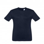 Reclame T-shirt met opdruk voor kinderen in de kleur marineblauw