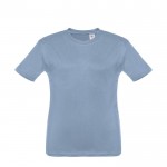 Reclame T-shirt met opdruk voor kinderen in de kleur lichtblauw