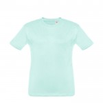Reclame T-shirt met opdruk voor kinderen in de kleur mintgroen