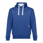 Bedrukte hoodie van polyester en katoen, 320 g/m2 in de kleur koningsblauw