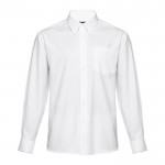Reclame overhemd met logo, 130 g/m2 in de kleur wit