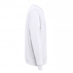 Sweatshirt van Italiaans fleece 240 g/m2 kleur wit derde weergave
