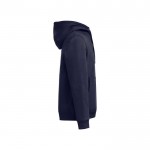 Uniseks sweater van katoen en polyester 280 g/m2 THC KARACHI kleur marineblauw derde weergave