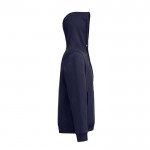 Uniseks sweater van katoen en polyester 280 g/m2 THC KARACHI kleur marineblauw zesde weergave