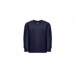 Gerecycled polyester sweatshirt 300 g/m2 THC DELTA KIDS kleur marineblauw eerste weergave