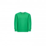 Gerecycled polyester sweatshirt 300 g/m2 THC DELTA KIDS kleur miliair groen eerste weergave