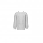 Gerecycled polyester sweatshirt 300 g/m2 THC DELTA KIDS kleur gemarmerd grijs eerste weergave