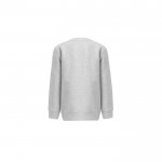 Gerecycled polyester sweatshirt 300 g/m2 THC DELTA KIDS kleur gemarmerd grijs tweede weergave