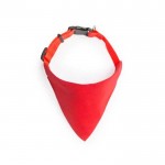 Bandana halsband met logo voor huisdieren kleur rood tweede weergave