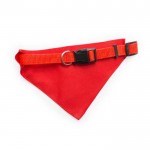 Bandana halsband met logo voor huisdieren kleur rood derde weergave