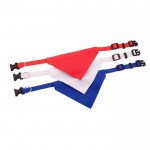 Bandana halsband met logo voor huisdieren kleur rood vierde weergave