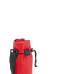 Bedrukte koeltas voor flessen van 1,5 liter kleur rood tweede weergave