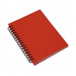 Gepersonaliseerd notitieboekje voor promotie kleur rood