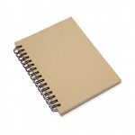 Gepersonaliseerd notitieboekje voor promotie kleur bruin