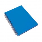 Notitieboekjes met logo als relatiegeschenk kleur blauw